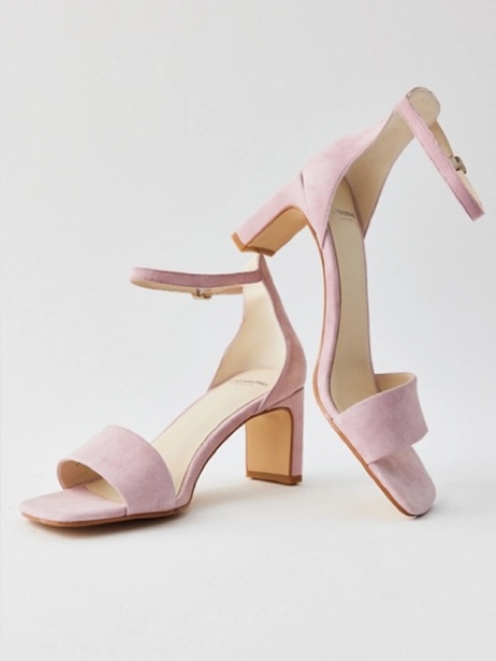 NEW Vagabond Luisa Heels Dusty Pink Suede